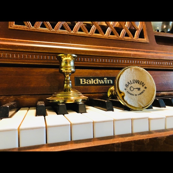 Baldwin brass candlestick holders - Picture 1 of 3